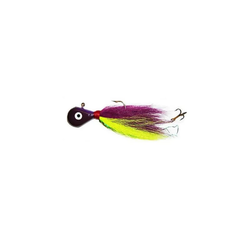 Venom High Dollar Hair Jig Purple Chartreuse 5/8oz