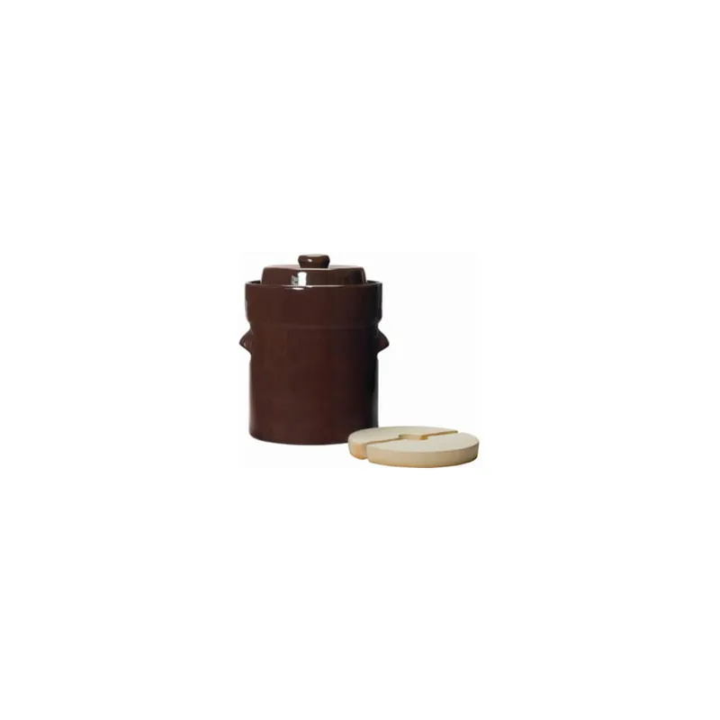 LEM Roots & Harvest Traditional Style Water-Seal Crock Set 5L