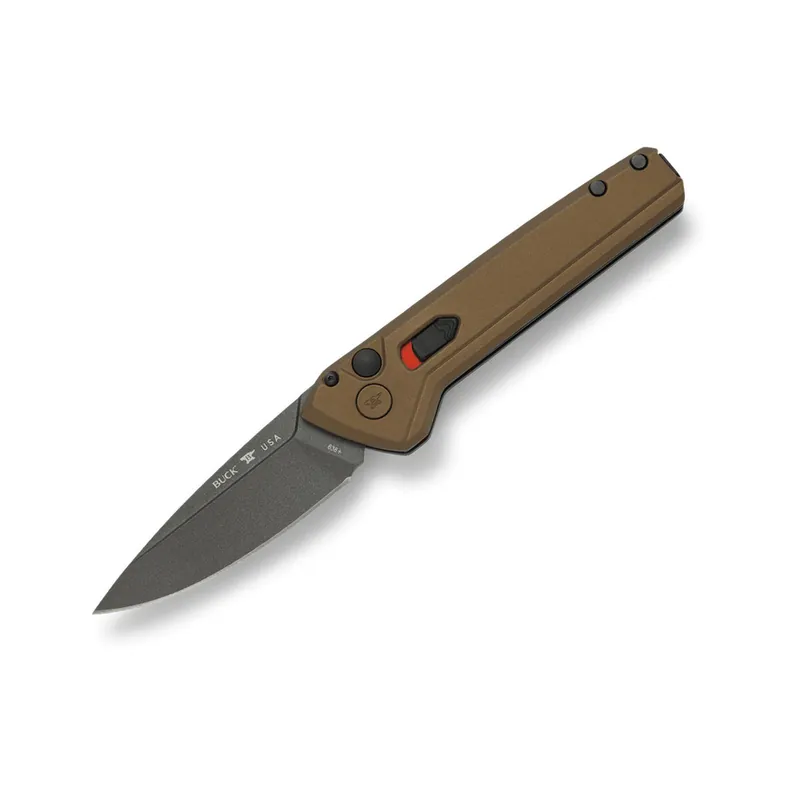 Buck Knives 838 Deploy Auto Knife Burn Bronze 3 1/4" Folding