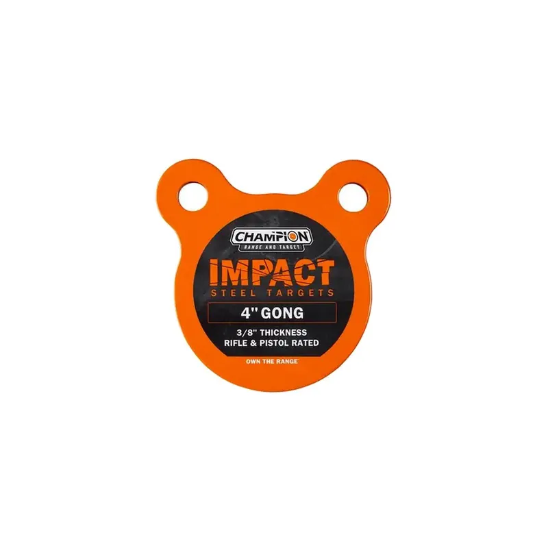 Champion Impact Steel Gong Target 4" Round