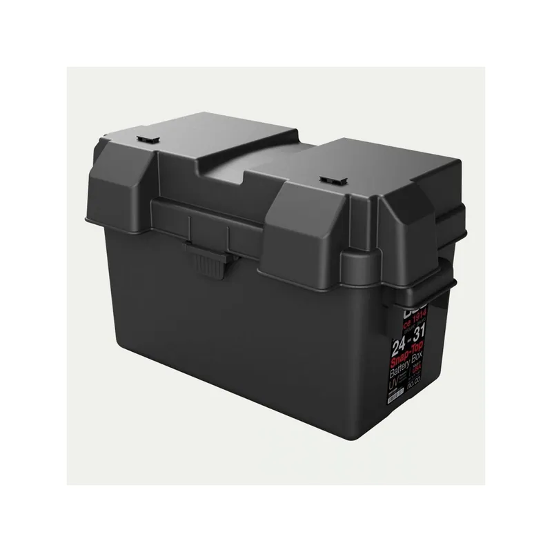NOCO 12V Automotive Marine RV Battery Box Storage Black
