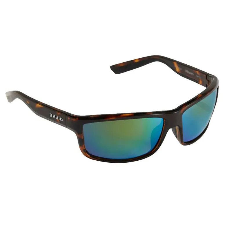 Bajio - Nippers Beach Sunglasses Dark Tortoise Gloss/Green Mirror Plastic