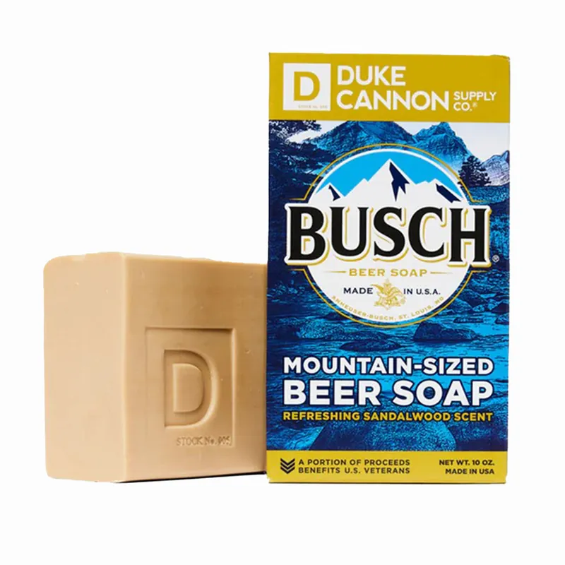 Duke Cannon Supply Co. Big Ass Brick of Bar Soap Large Men‘s Busch Beer 10 oz.
