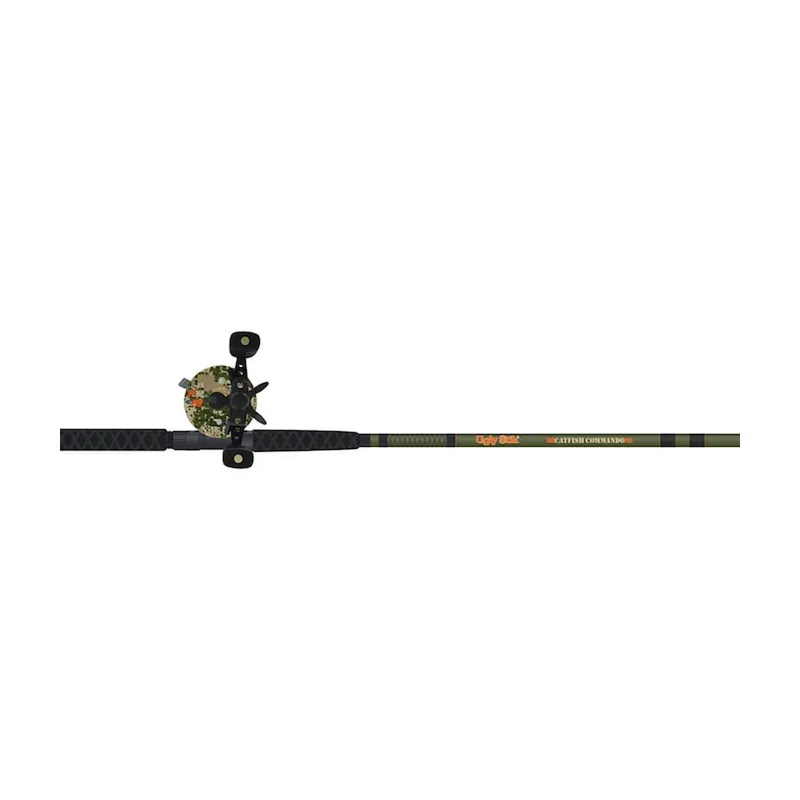 Abu Garcia Catfish Commando 7‘ Gen 2 Baitcast Combo Med Hvy 1pc Black 7‘ MED. HVY