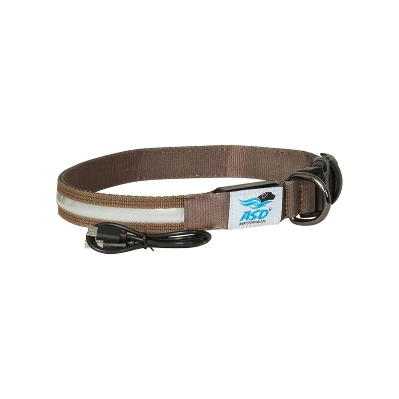 Avery Lighted Collar Marsh Brown Small