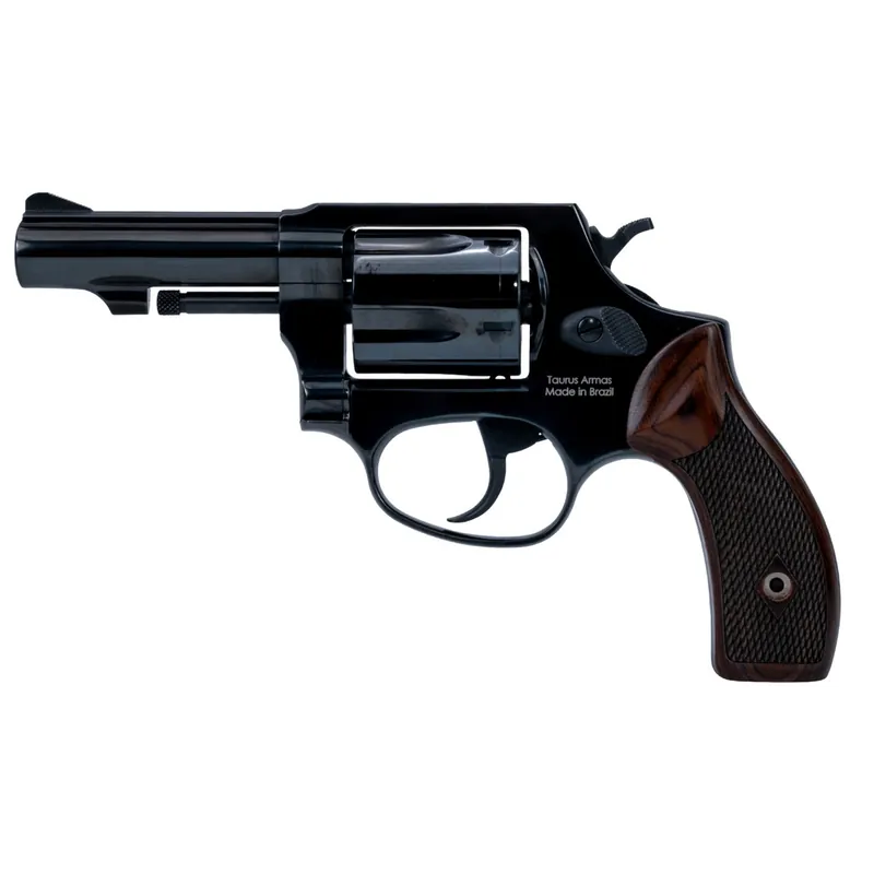 Heritage Roscoe Wood 38 Special +P 3" Barrel Black Standard 5 Rnd