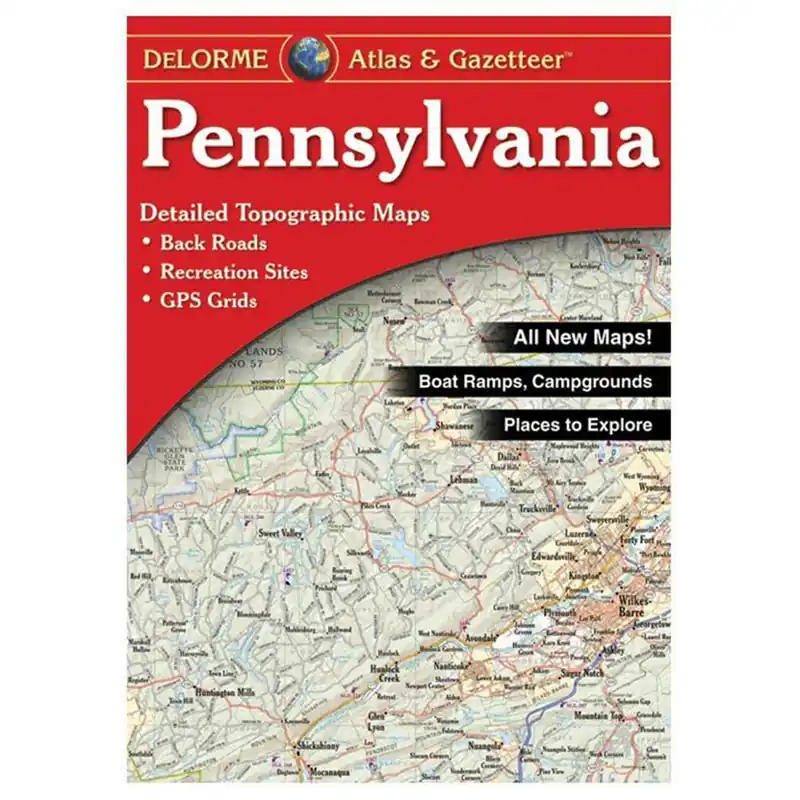 Delorme Pennsylvania Atlas & Gazetter