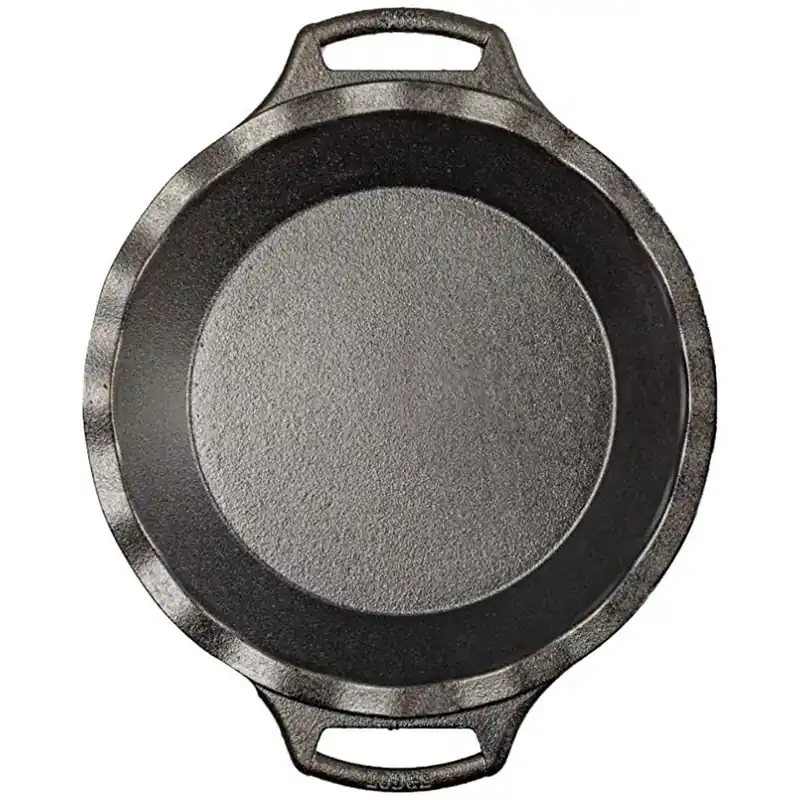 Lodge BW9PIE 9 Inch Seasoned Cast Iron Pie Pan, Black