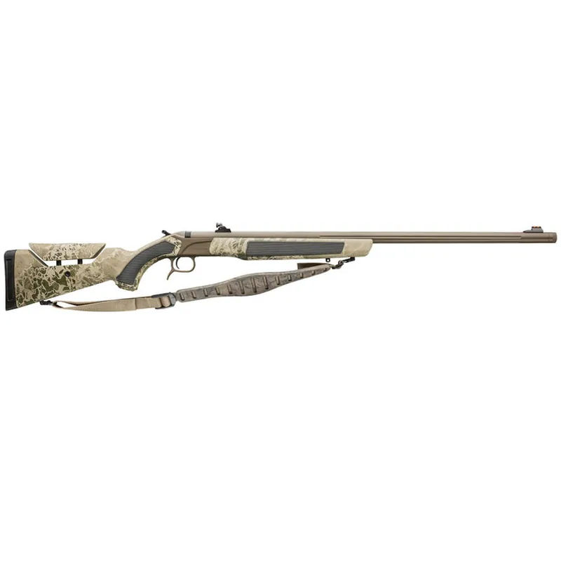 CVA Accura LR-X Cerakote Patroit Brown & Realtree Hillside .50 Cal 30" Barrel Threaded 3/4x24 Fiber Optic