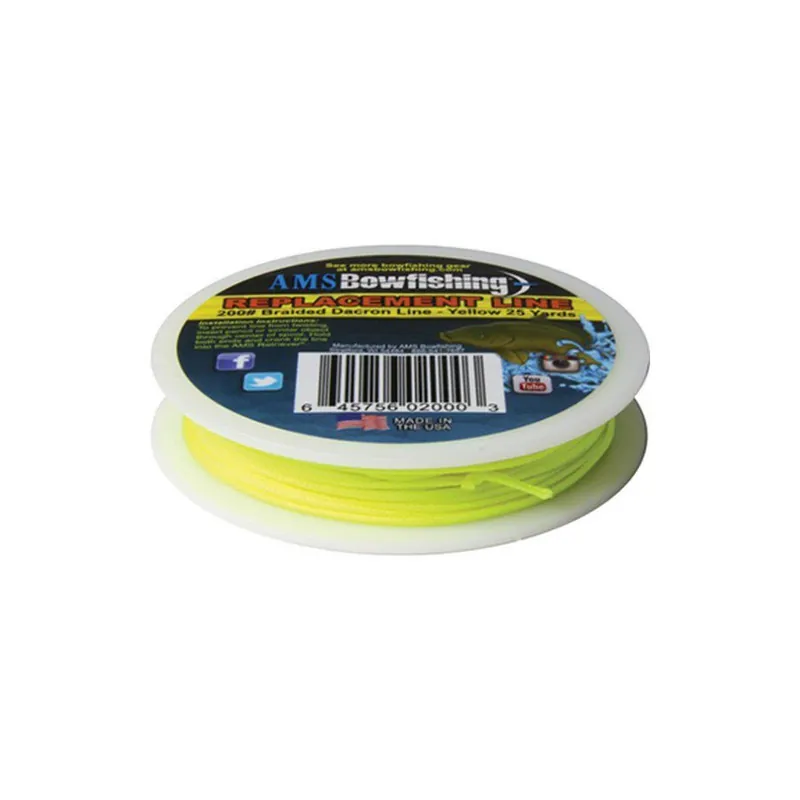 AMS Bowfishing 200lb Line 25 yard spool