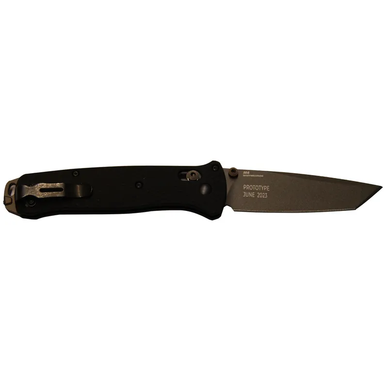 Benchmade Bailout Black Aluminum Tanto Cerakote 3.38" Prototype 2023