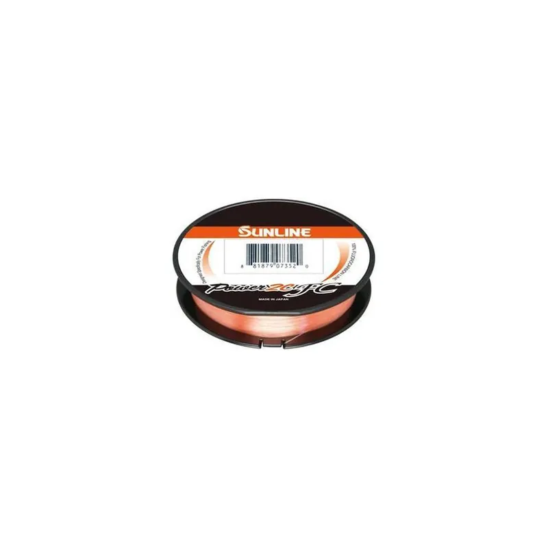 SUNLINE POWER 2C FC FLUOROCARBON LINE (165 YD) Orange/Clear 22