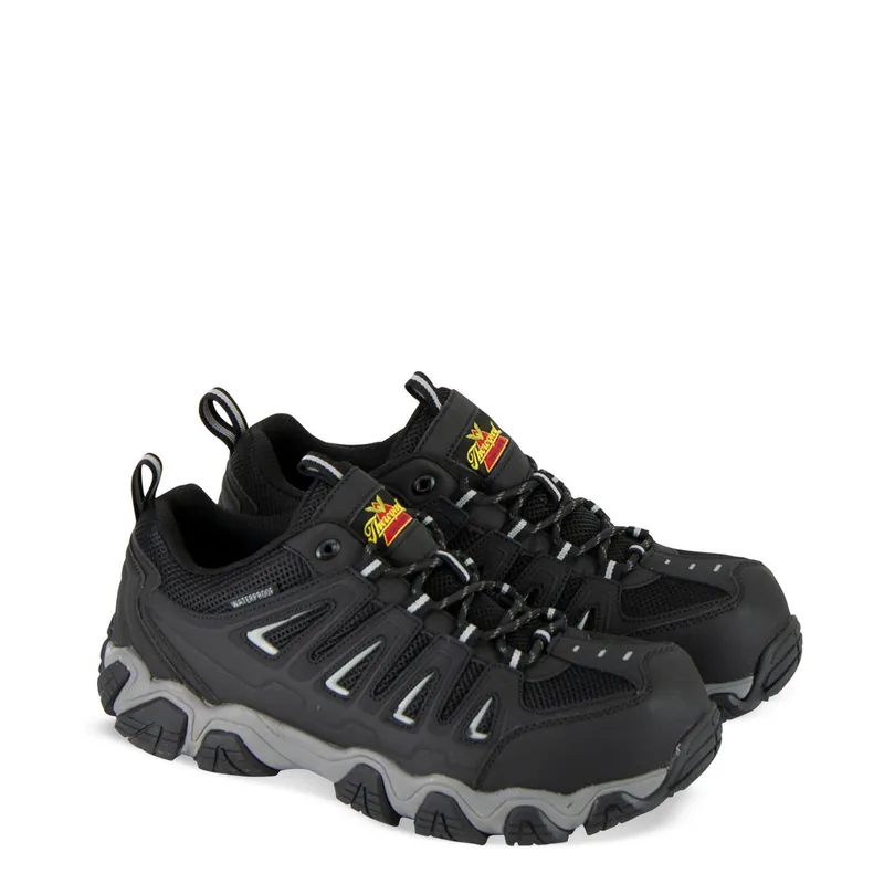 Thorogood DG Crosstrex WP Oxford Safety Toe Hiker Black Boots 804-6293