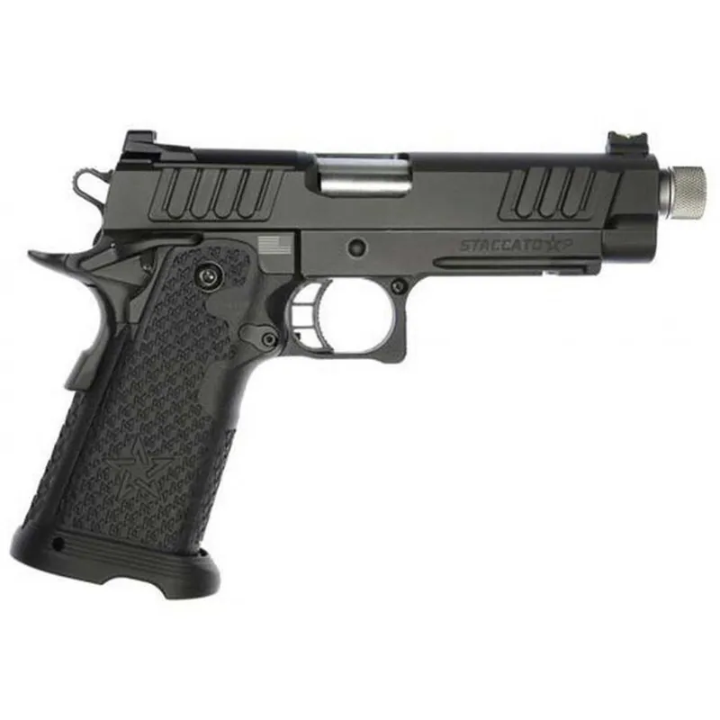 Staccato P DPO Threaded Barrel 9mm CS frame, Stainless Steel Threaded Barrel, 5.0" 10-1200-000200