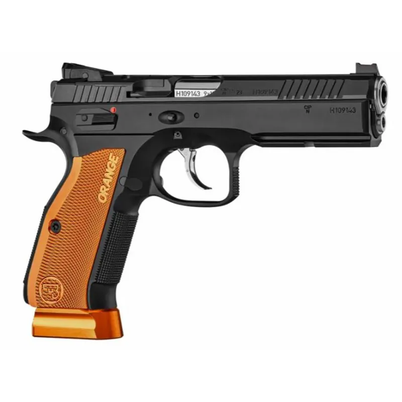 CZ-USA Shadow 2 Orange 9mm 4.89" Barrel 17 Rnd Optics Ready Handgun w/Polycoat