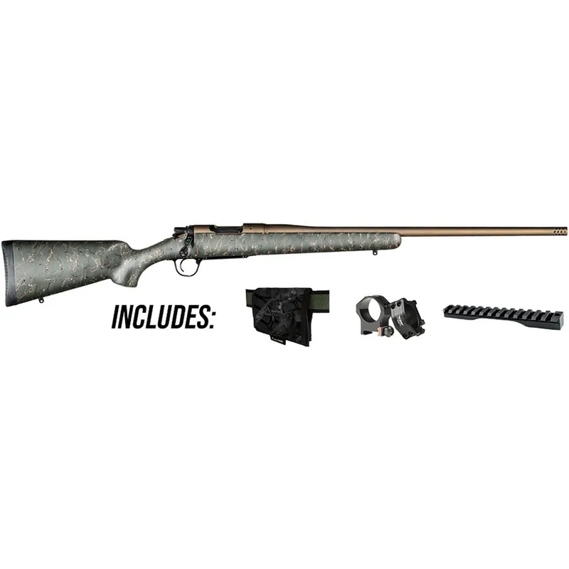 Christensen Arms Mesa Rifle 300 Win Mag 24" w/ Scope Rings, Base, and Ammo Slicker Green/Black/Tan, 801-01180-00