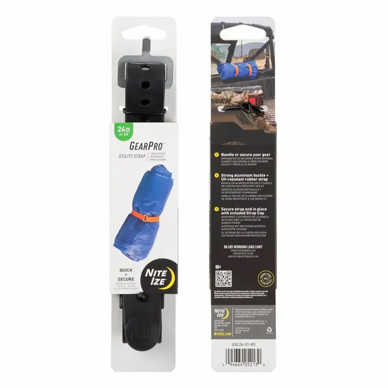 NiteIze GearPro Utility Strap 24 in. - Black