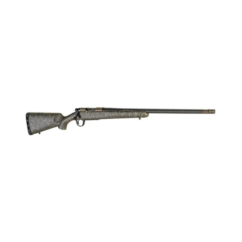 Christensen Arms Ridgeline Rifle 801-06288-00 300 PRC 26" Green Carbon Fiber Stock Burnt Bronze Finish