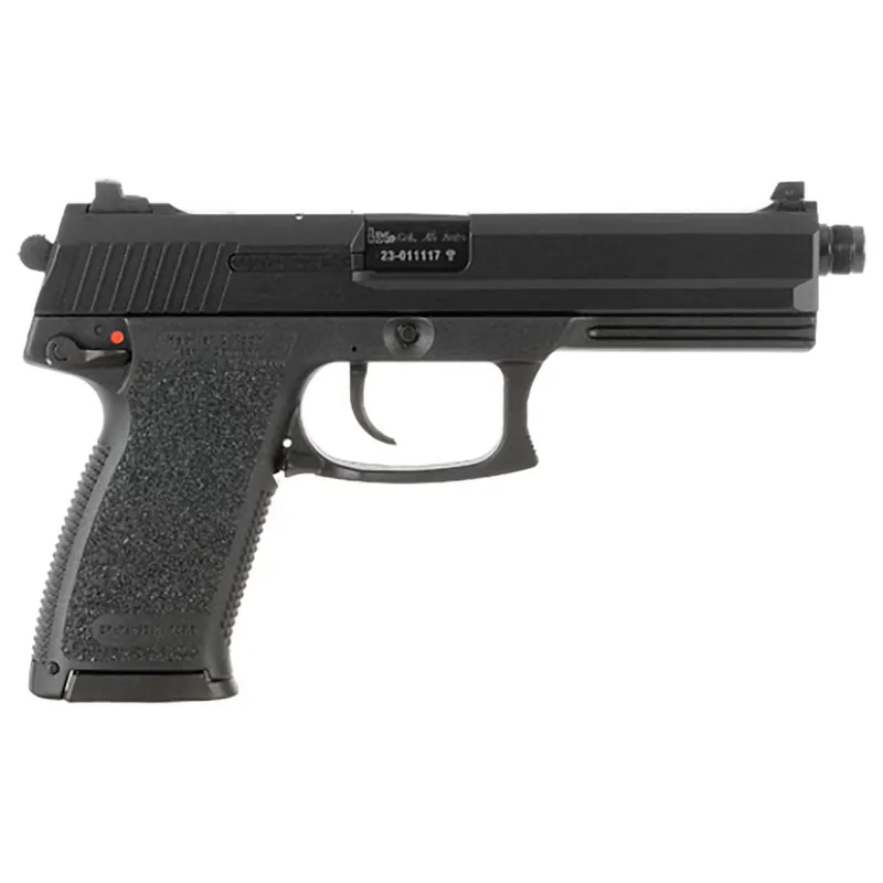 HK USP Tactical V1 .45ACP 5" Threaded Barrel 3-Dot Sights Decocker Black 12rd