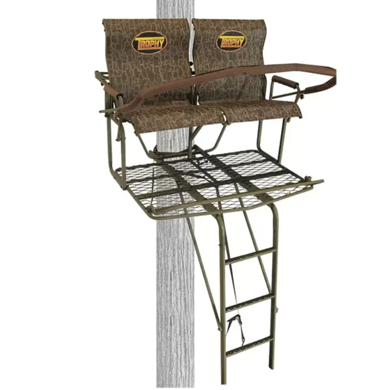 Trophy Treestands Big Easy Two Person Ladderstand Curved Textilene Seating