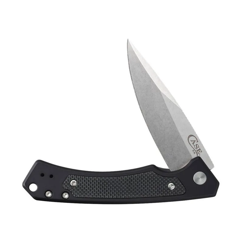 Case Black Anodized Aluminum G-10 Marilla with S35VN Blade