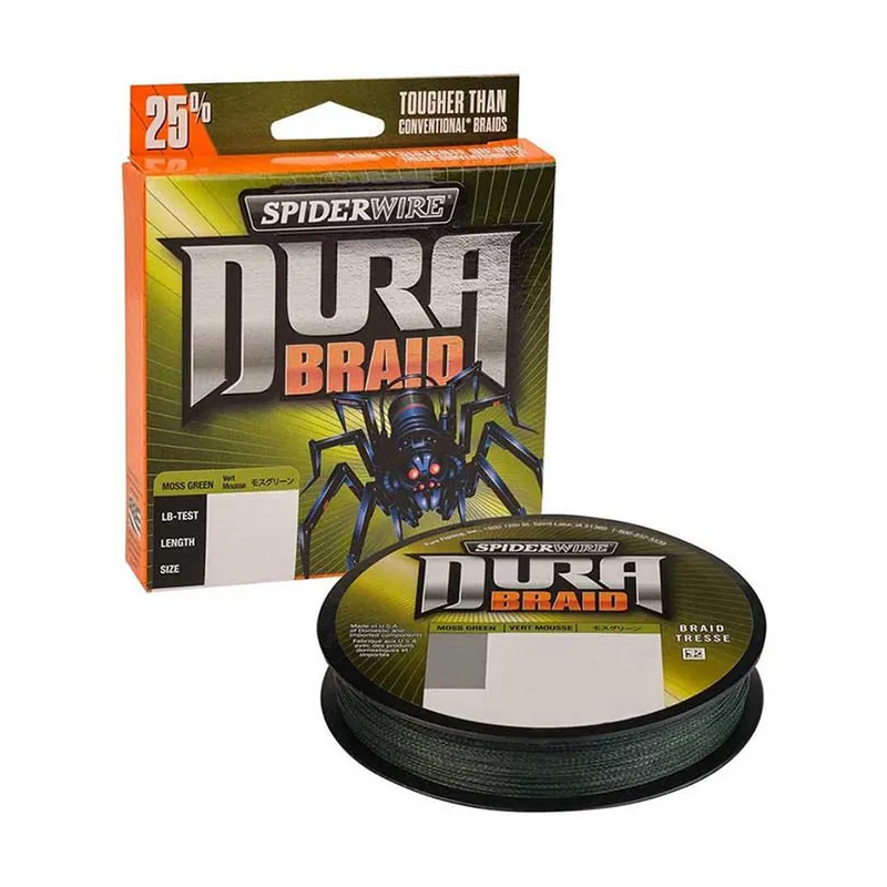 SPIDERWIRE DURABRAID 150YD 50LB M.GREEN Moss Green