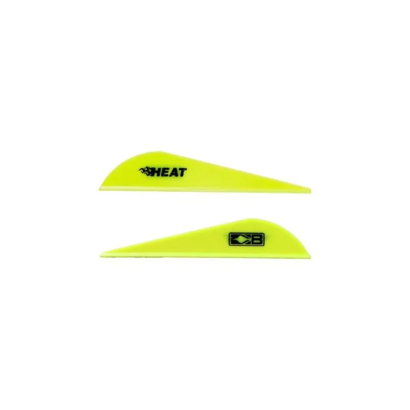 Bohning 2.5" Heat Vanes Neon Yellow 2.5" Heat Vane, 36pk