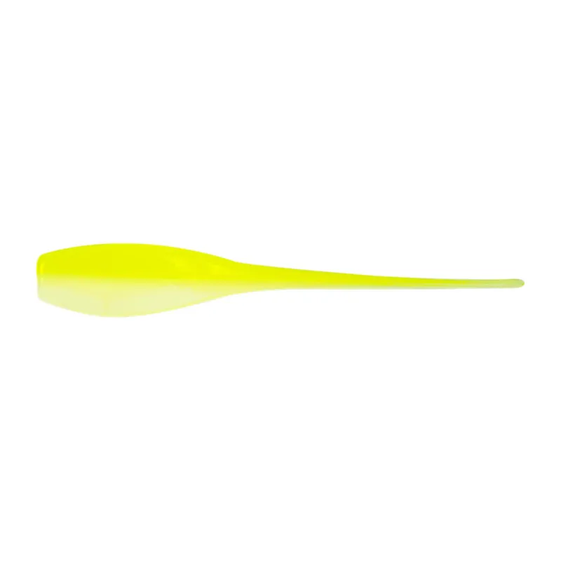 Bobby Garland Mo‘Glo Baby Shad Glow-In-The-Dark 2 inch Soft Plastic 18 pack Ghastly Minnow 2"