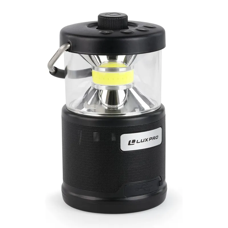 LUXPRO 572 Lumen Rechargeable Bluetooth Speaker Lantern