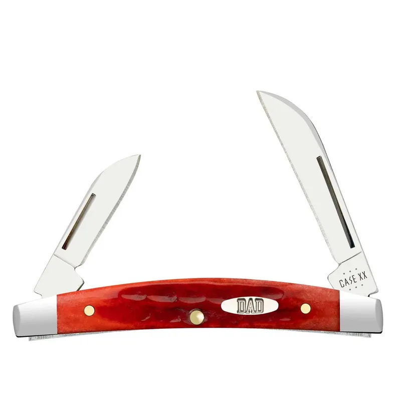 Case XX Father‘s Day ‘DAD‘ Small Congress Old Red Bone Stainless Knife