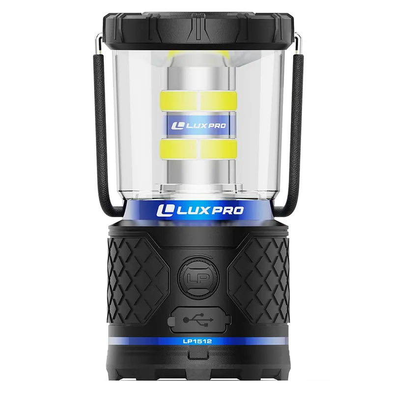 LUXPRO Rechargeable Dual-Power 1100 Lumen LED Lantern