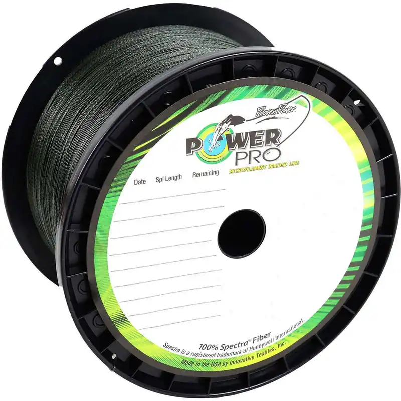 Power Pro 30lb 1500yds Braided Spectra Fishing Line Moss Green MOSS GRN 30lb 1500yds