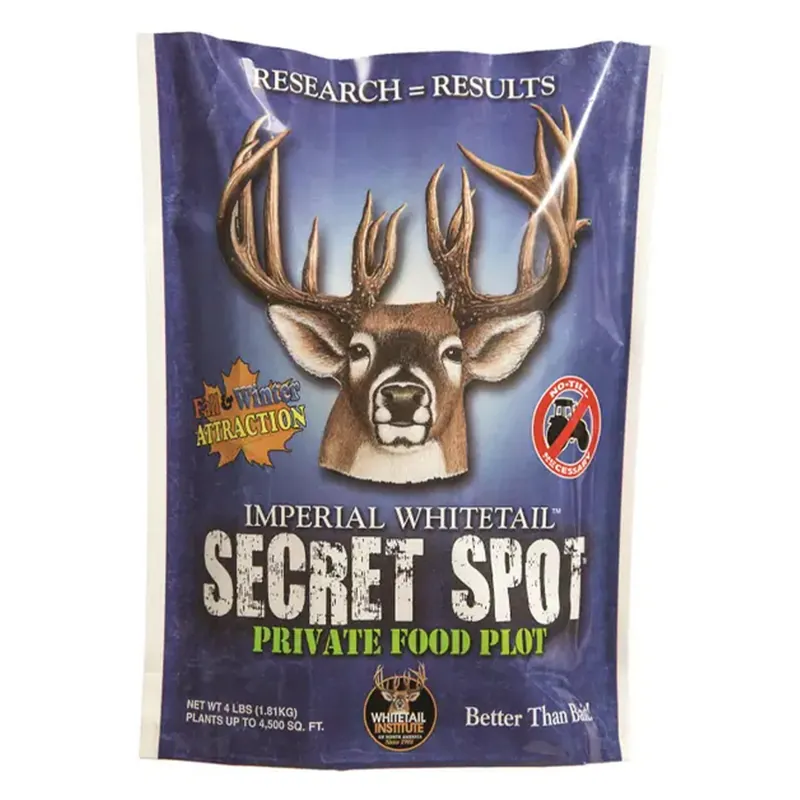 Whitetail Institute brand page 4 lb Secret Spot imperial Whitetail