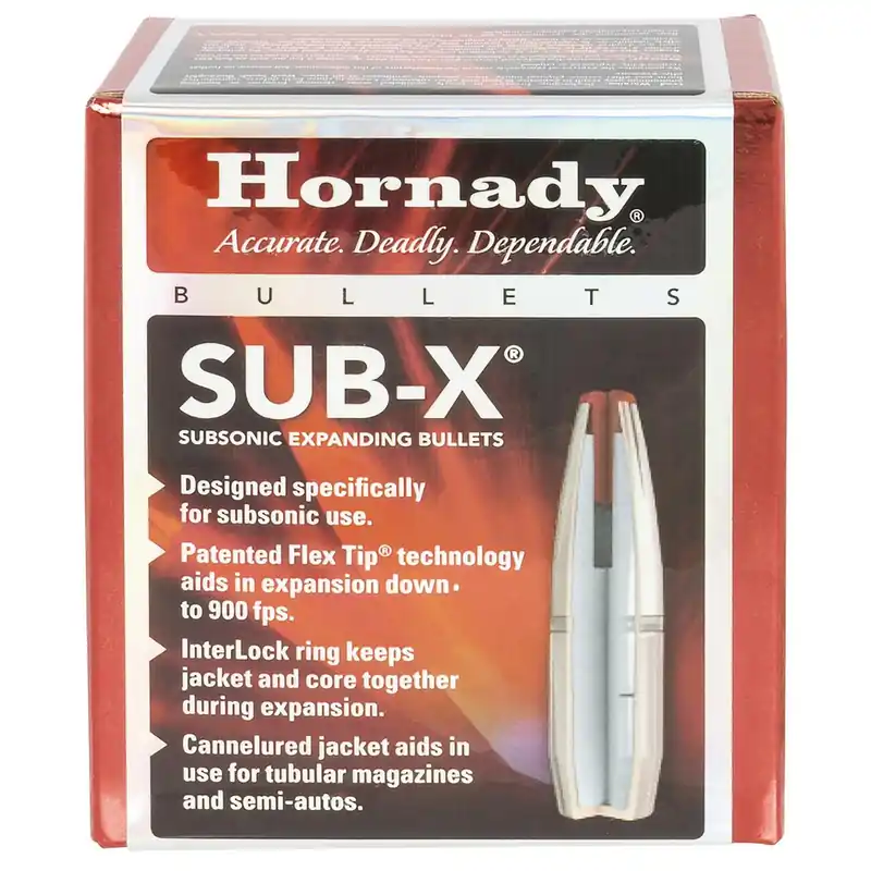 Hornady Sub-X .45 Cal 410 Grain 50 Rounds