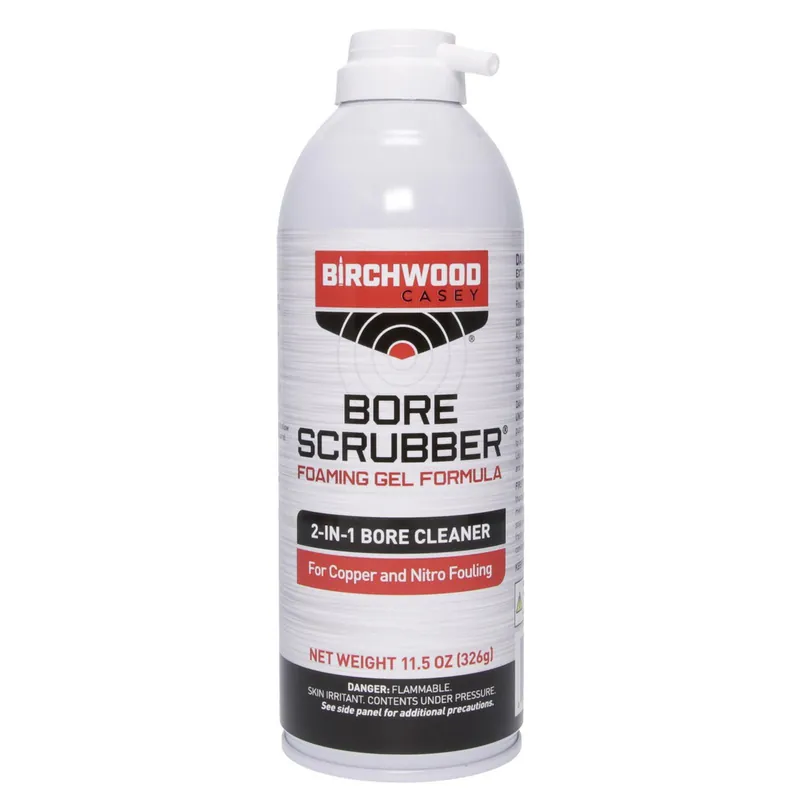 Birchwood Casey Bore Scrubber Foaming Gel Bore Cleaner 11.5 Ounce Aerosol Can