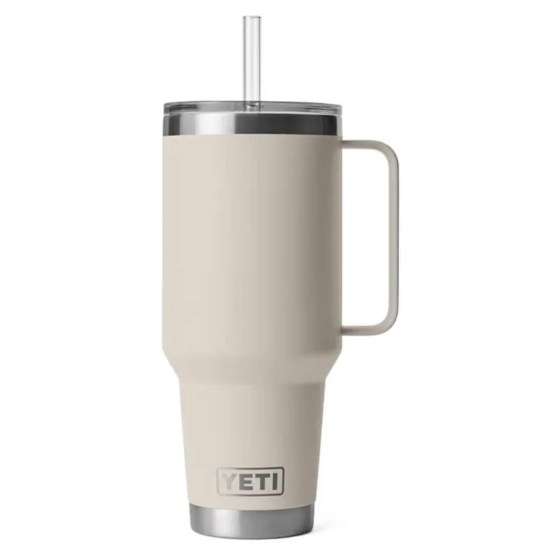 Yeti Rambler 35 oz. Mug with Straw Lid Cape Taupe