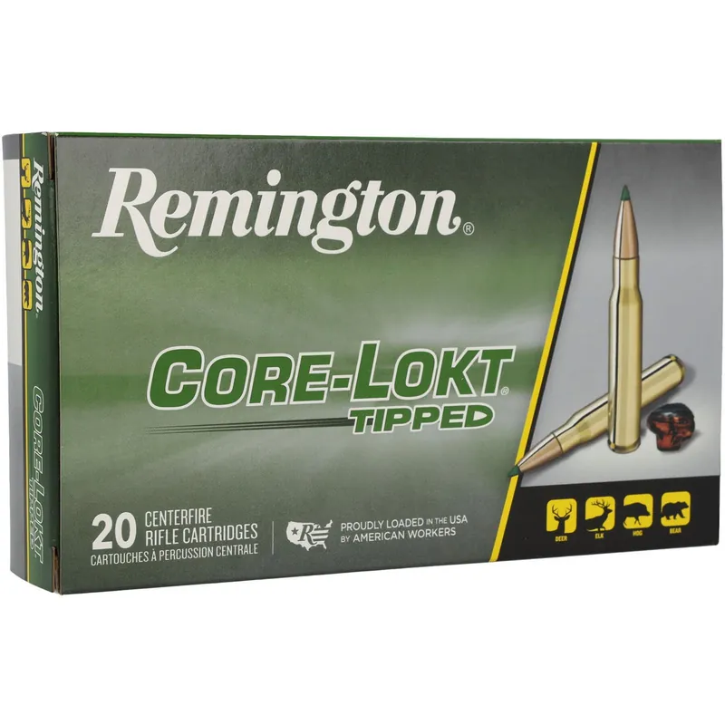 Remington .243 Winchester 95GR Core-Lokt Tipped Brass Cased Centerfire 20 Rounds
