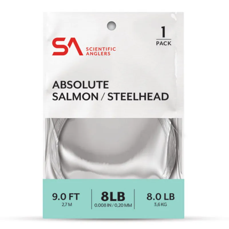 Scientific Anglers Absolute Salmon Steelhead Freshwater Leader 9‘ 10 Lb