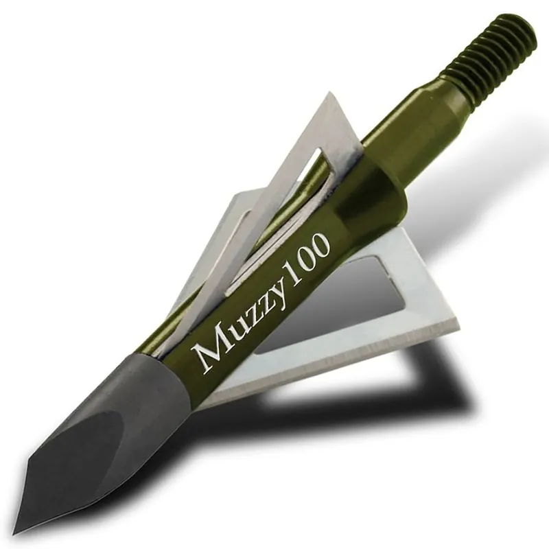 Muzzy 3 Blade Broadhead 100 Grain 1.19" CD Trocar Tip 6 Pk 225