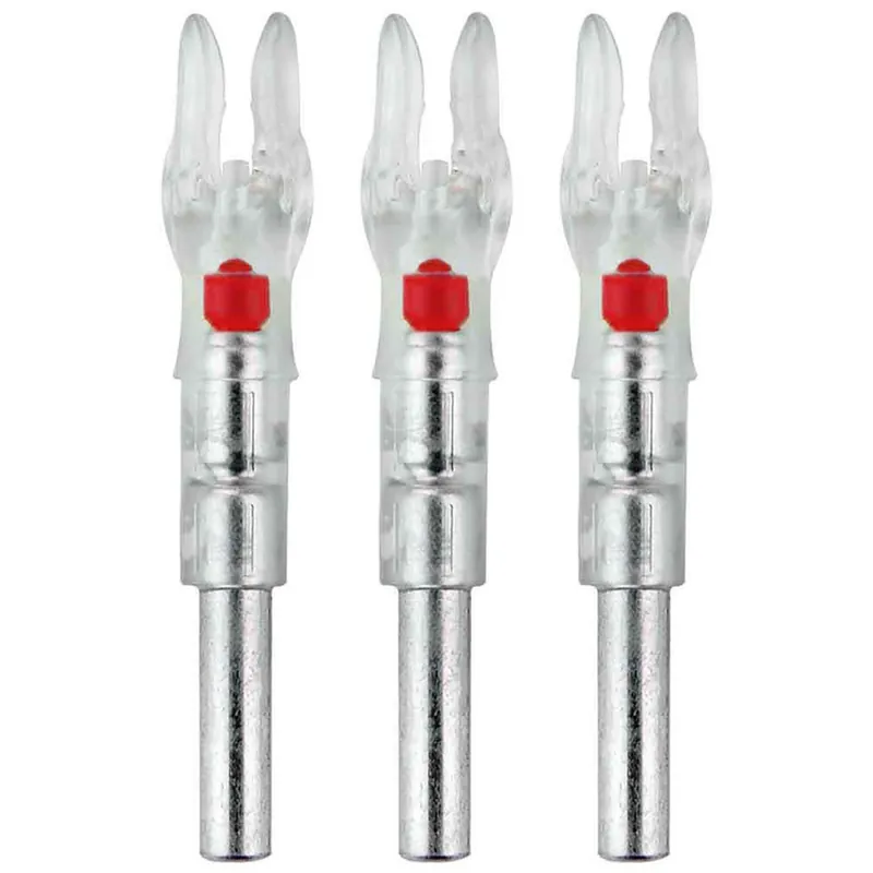 Nockturnal-G Lighted Arrow Nock Red Pack of 3