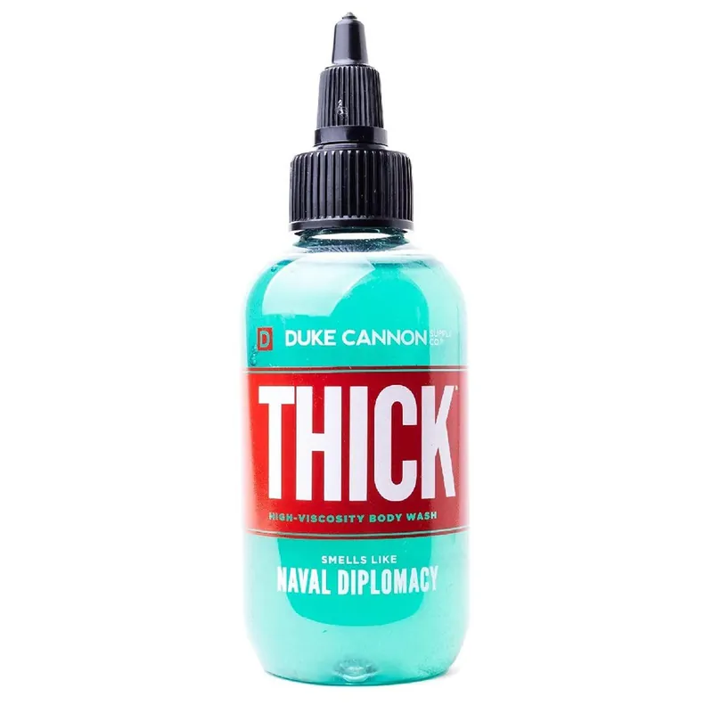 Duke Cannon Supply Co. THICK High-Viscosity Body Wash for Men Smells Like Naval Diplomacy 3.4 Fl Oz