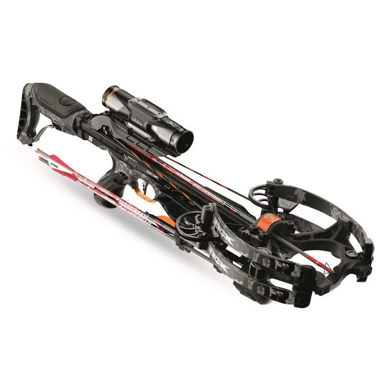 Barnett Hyper Raptor BCX Crossbow with BUK OPS Cycloptic-X Crossbow Scope Black