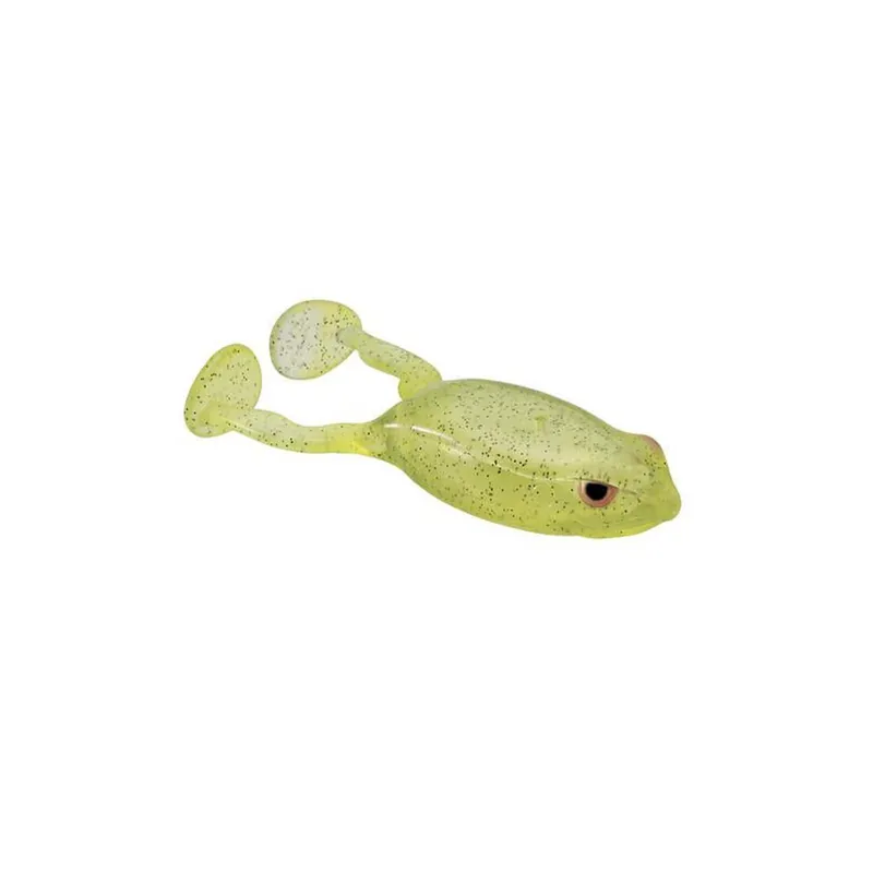 SPRO Flappin‘ Frog 65 Hollow Body Topwater Paddle Leg Frog Yellow Sparkle