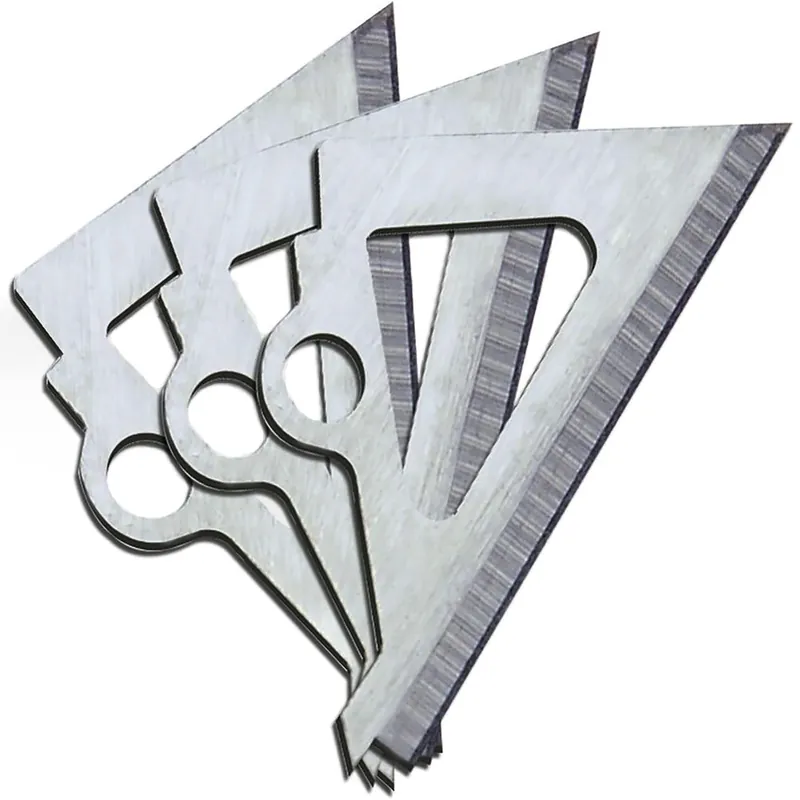 Muzzy Replacement Blades for 3 Blade Broadhead 100 Gr 1.19" CD 18 Pk 320