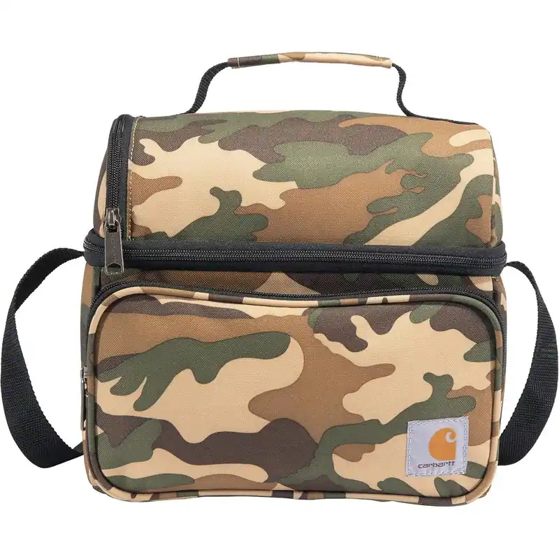 Carhartt Insulated 12 Can Two Compartment Lunch Cooler Camo