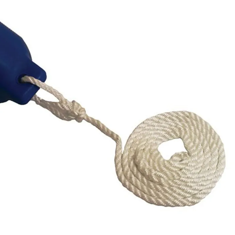 SeaSense - 0.375" D x 6‘ L White Twisted Fender Line