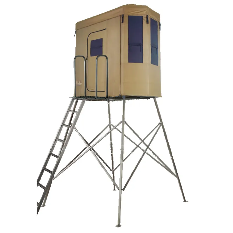 Millennium Treestands Q-230 Buck Hut Shooting House Blind and Tower Combo