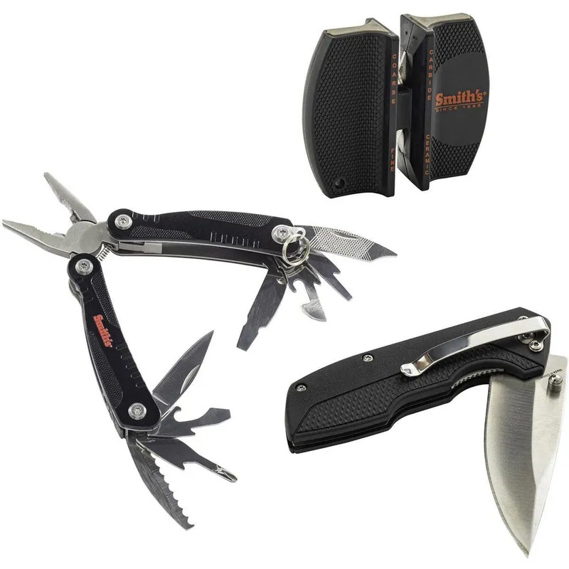 Smith‘s Edgesport Folding Knife Combo