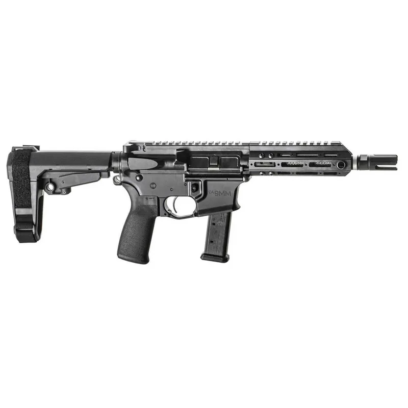 Christensen Arms CA9MM 9mm, 7.5" Barrel, SBA3, M-LOK, Black, 30rd