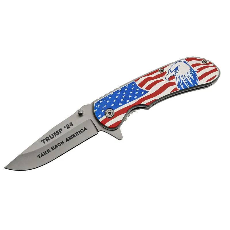 Szco 4.5" Trump Take America Back Folding Knife